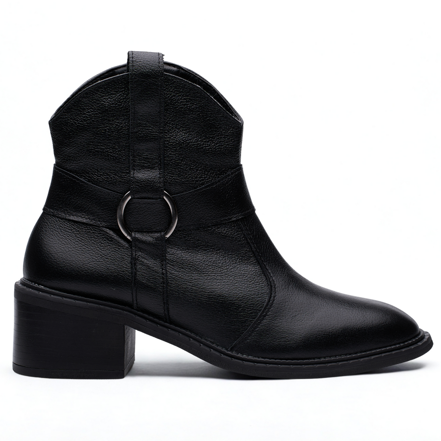 Bota Country Em Couro Floater Preto