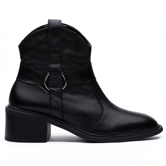 Bota Country Em Couro Floater Preto